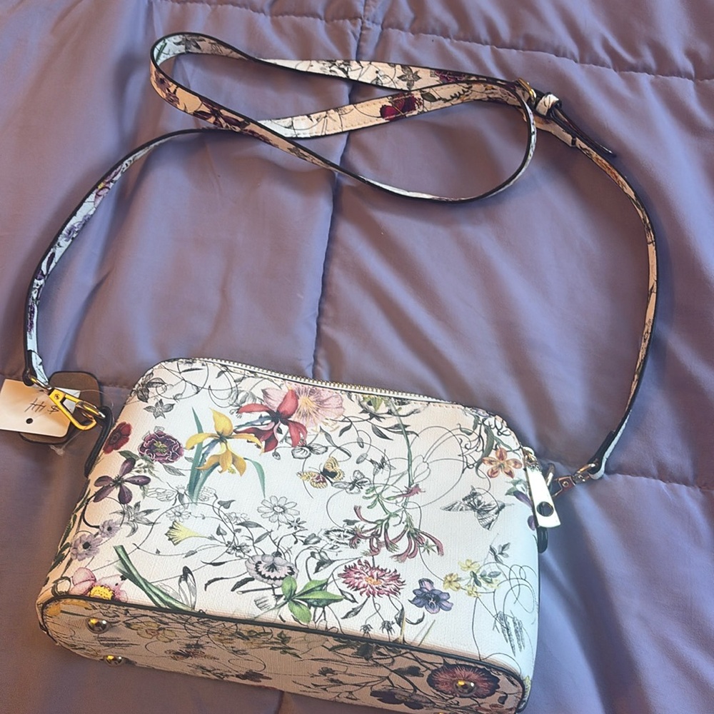 Vintage Handmade Floral Purse